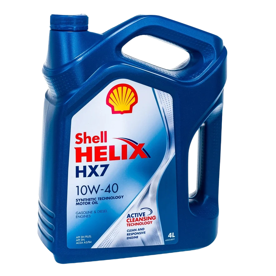 Масло моторное полусинтетическое SHELL Неlliх НX-7 10W40 4л