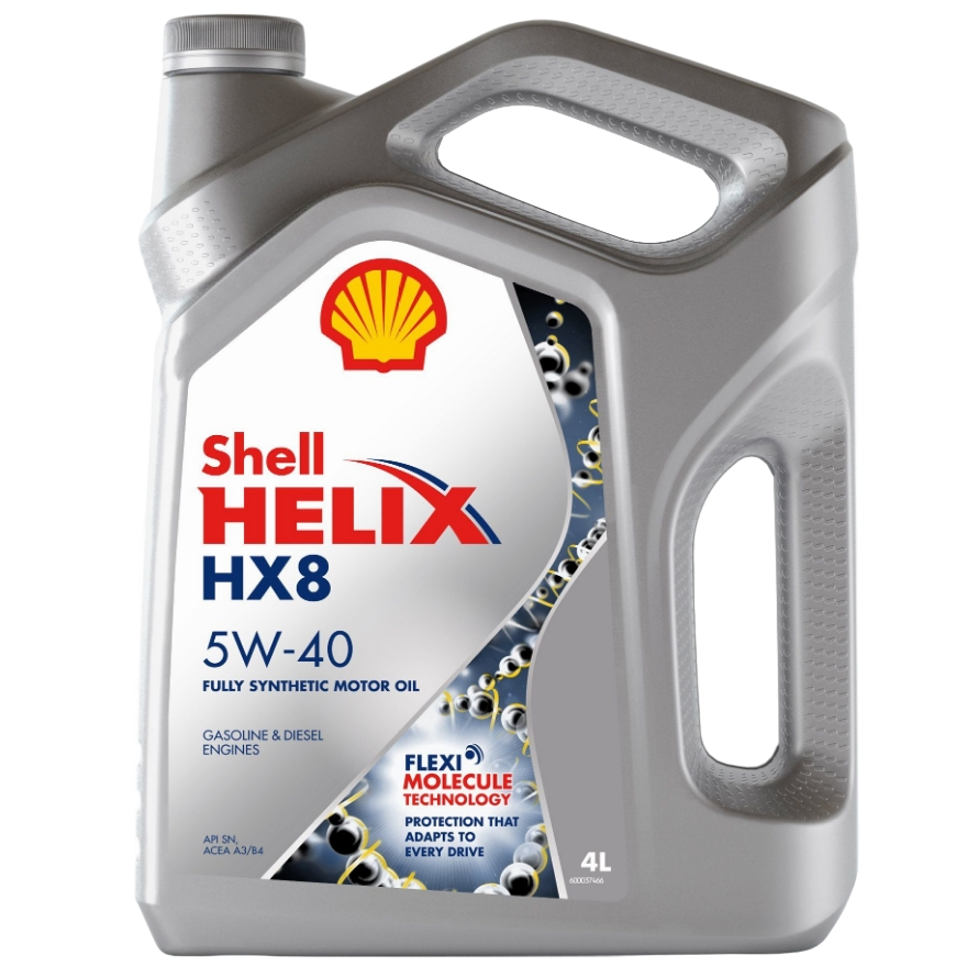 Масло моторное синтетическое Shell HX-8 SAE 5W40 API SM/CF 4л