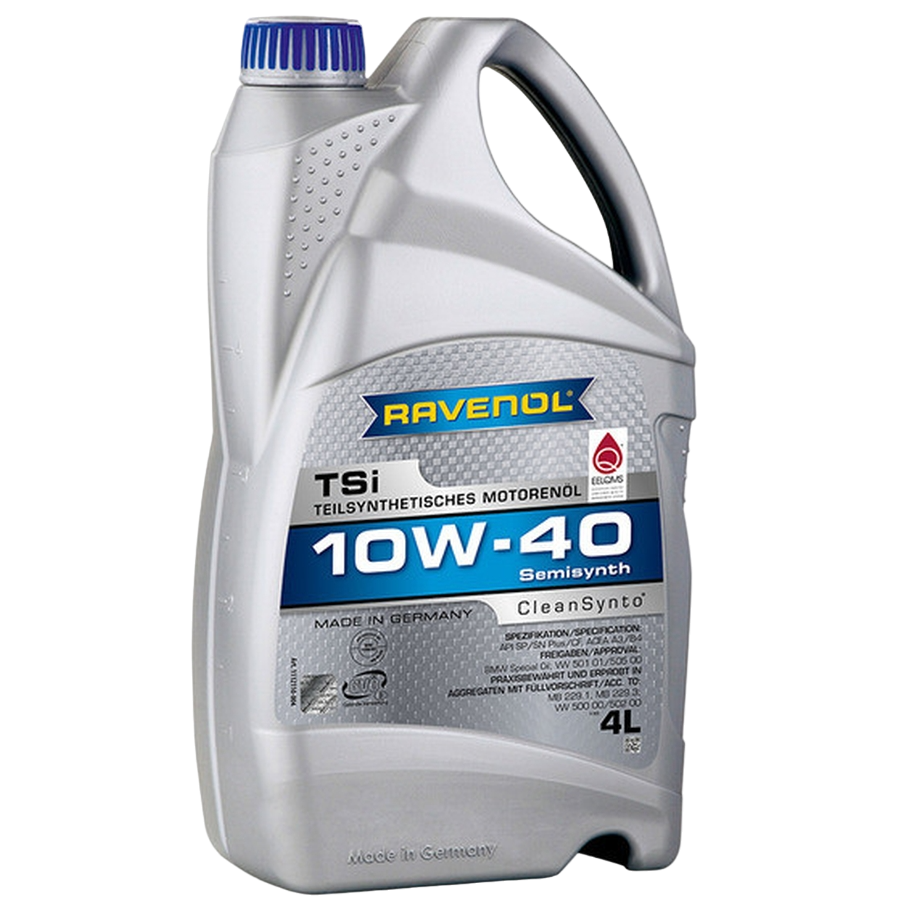 Масло моторное полусинтетическое RAVENOL TSI SAE 10w40 API SM/CF 4л