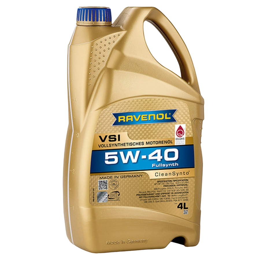 Масло моторное синтетическое RAVENOL VSI SAE 5w40 API CM/CF 4л