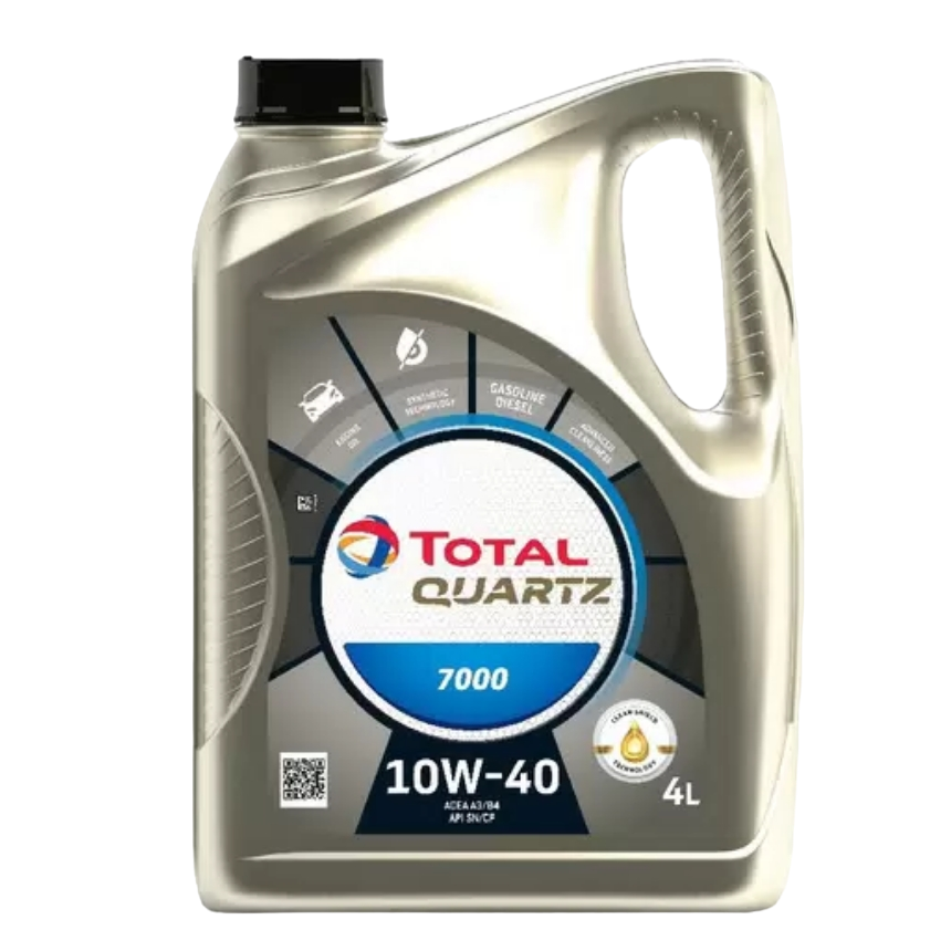 Масло моторное полусинтетическое Total QUARTZ 7000 SAE10w40 API SN/СF 4л