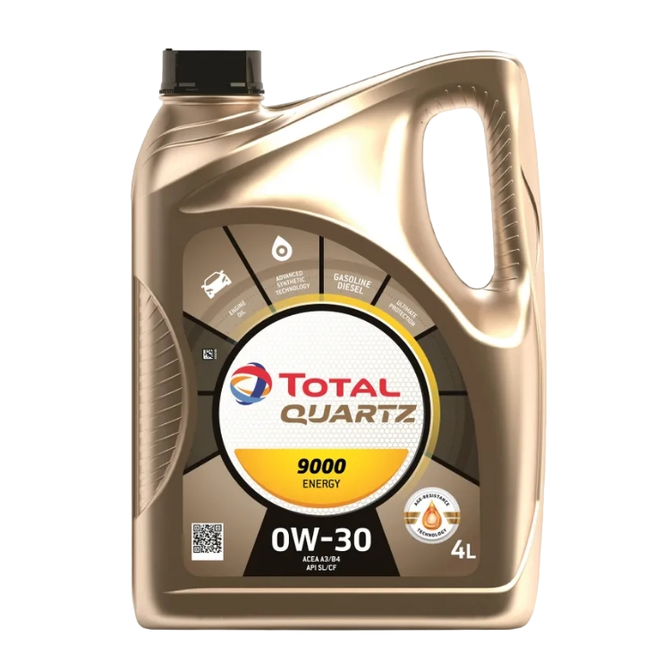 Масло моторное синтетическое Total QUARTZ 9000 ENERGY SAE 0w30 4л