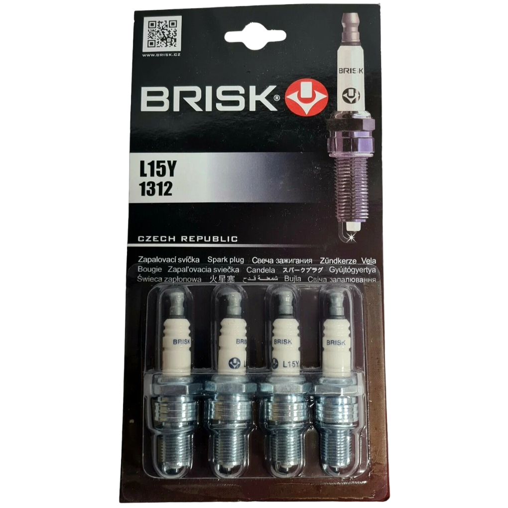 Свечи зажигания Brisk L15Y CLASSIC 4шт ВАЗ 2101-21099 карб.