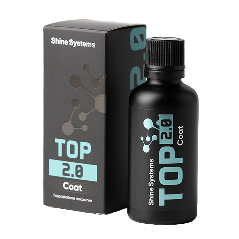 Shine Systems TOP Coat 2.0 гидрофобное керамическое покрытие для кузова 50мл