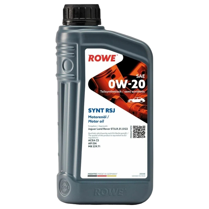 ROWE Hightec Synt RSJ SAE 0W-20 NEW 1л