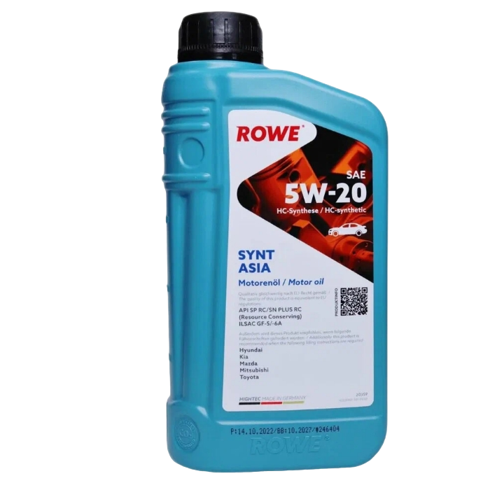 ROWE Hightес Synt ASIA SAE 5W-20 NEW 1л