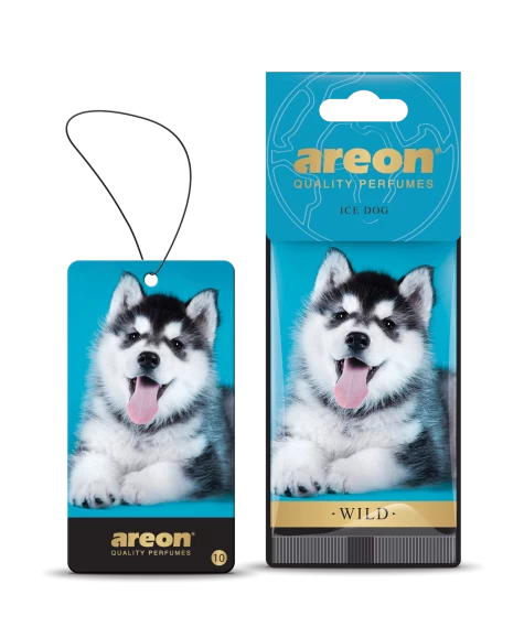 Ароматизатор для авто AREON «WILD» Ice Dog (Ледяная собака) AW10