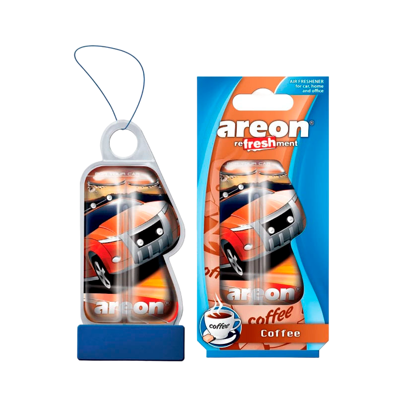 Ароматизатор для автомобиля AREON «REFRESHMENT LIQUID» perfume COFFEE