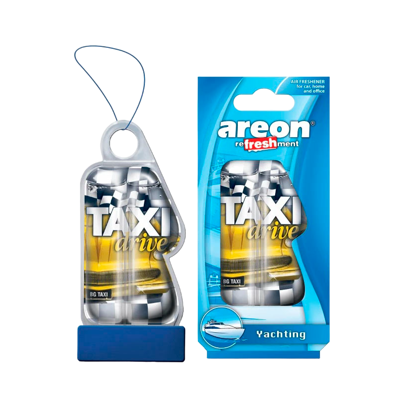 Ароматизатор для автомобиля AREON «REFRESHMENT LIQUID» perfume YAHTING