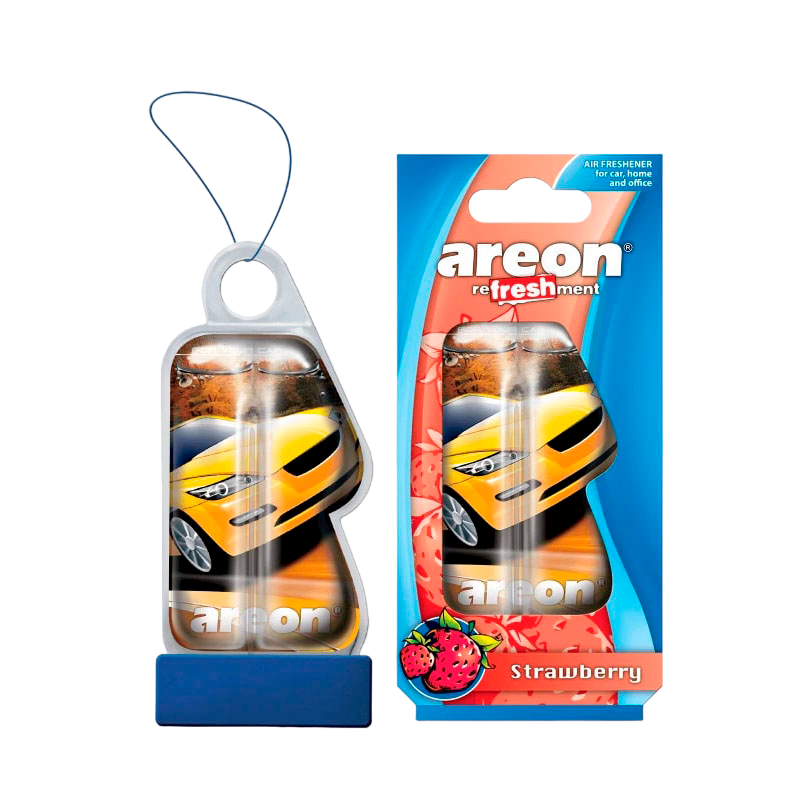 Ароматизатор для автомобиля AREON «REFRESHMENT LIQUID» perfume STRAWBERRY