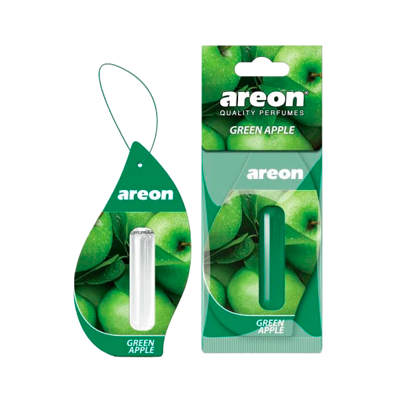 Ароматизатор для автомобиля AREON «LIQUID» Green Apple 5мл