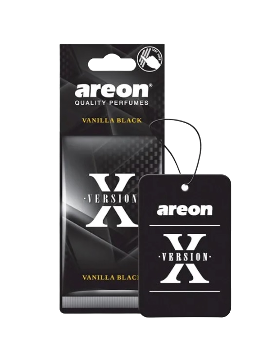 Ароматизатор для авто AREON «REFRESHMENT» X-VER VANILLA BLACK (ваниль блэк) AXV19