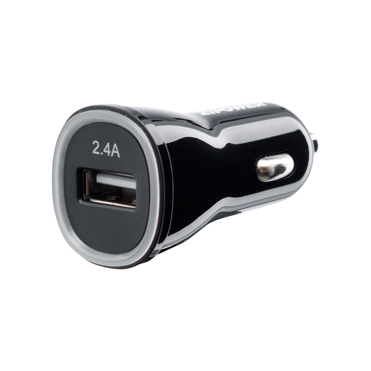 PM6681 ZiPOWER USB зарядное устройство Длина: 6 см; Мощность: 12Вт; 1 USB выход 5V/2.4A