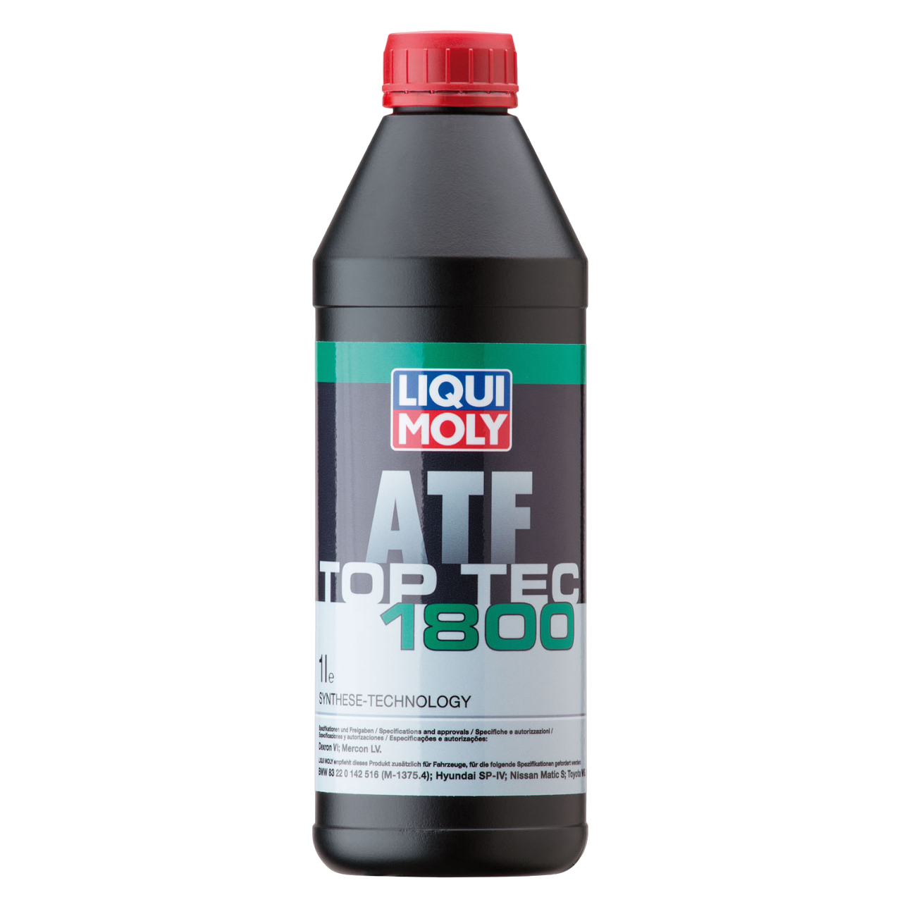 Масло трансмиссионное синтетическое для АКПП Liqui Moly Top Tec ATF 1800 1л