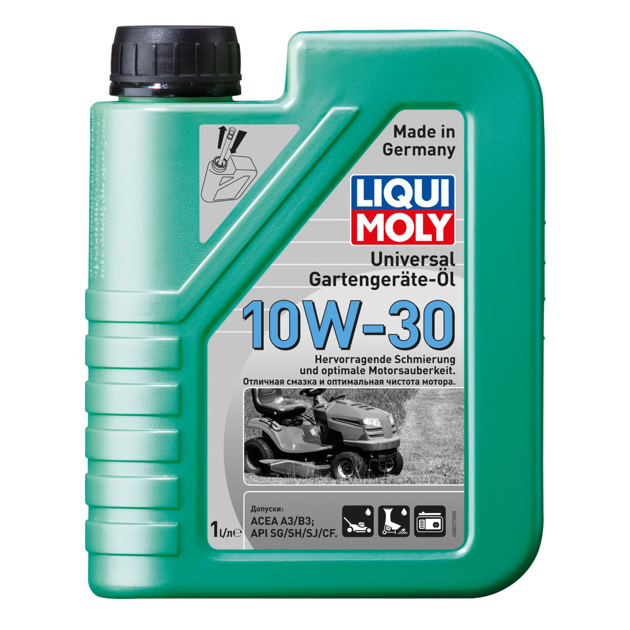 Масло минеральное для газонокосилок LiquiMoly Universal 4Т Gartengerate 10W30 1л