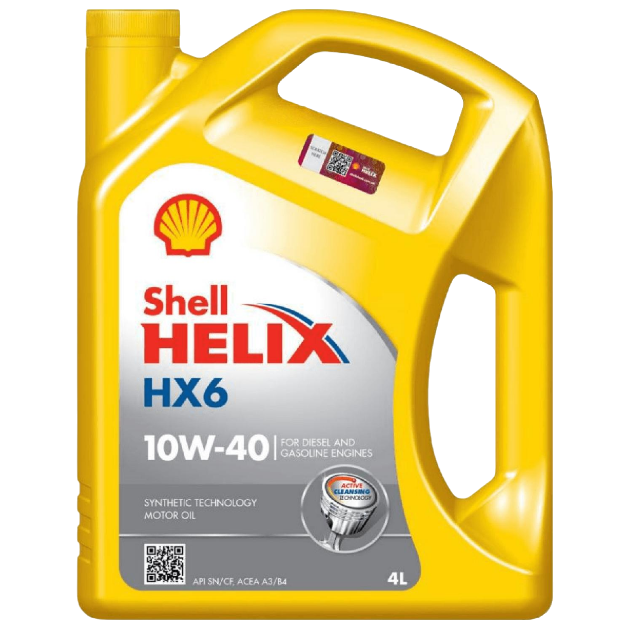 Масло моторное синтетическое Shell HX-6 10W40 4 л TR