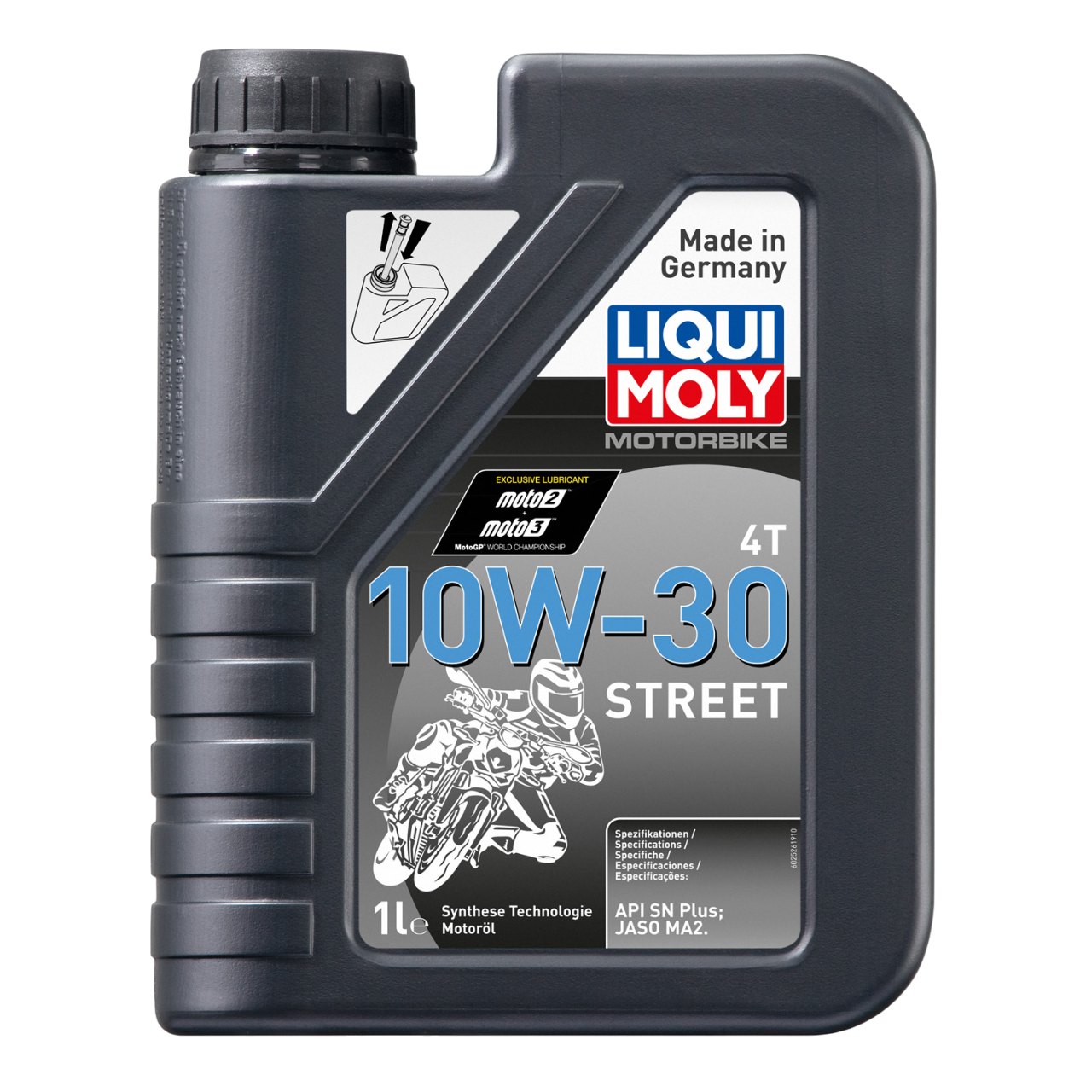 Масло LiquiMoly Motorbike 4T Street 10W-30 SL;MA-2 1л