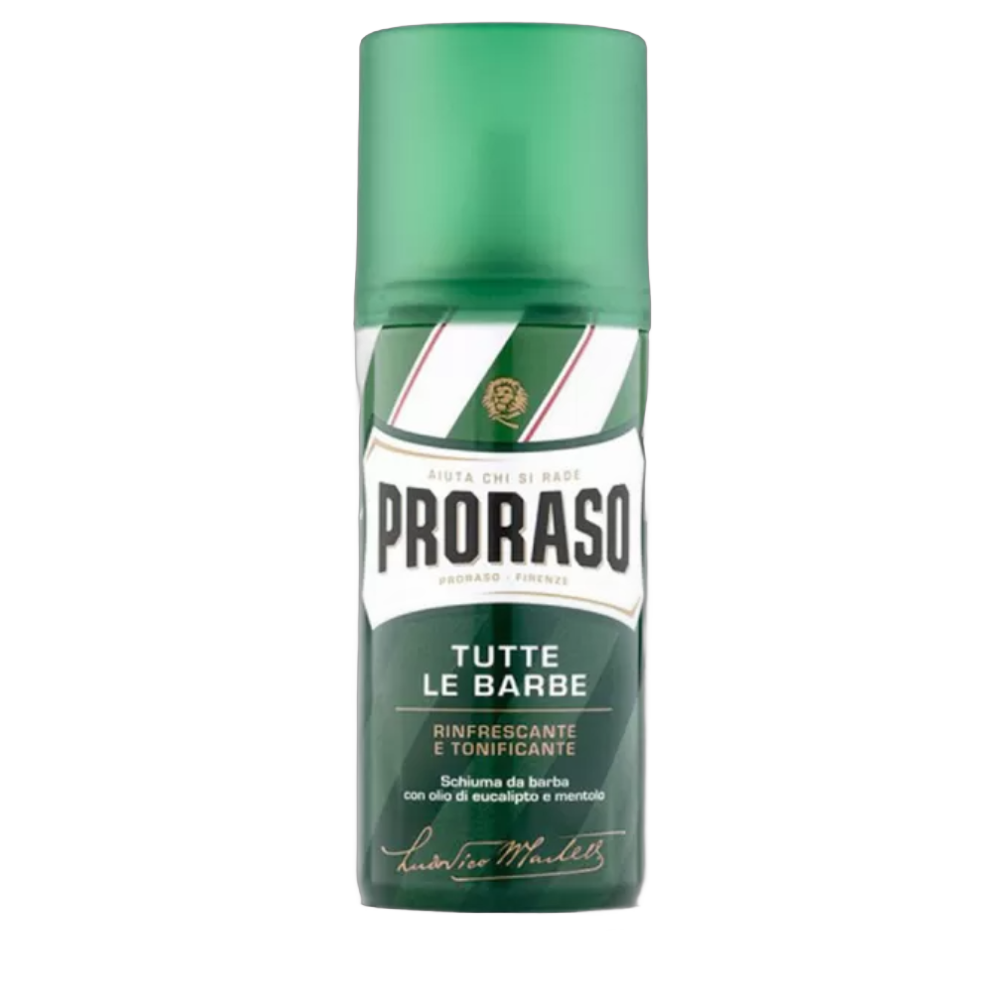 PRORASO Пена для бритья освежающая с маслом эвкалипта и ментолом 100мл