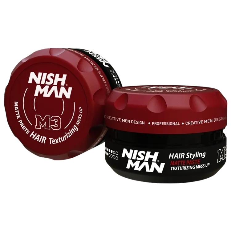 NISHMAN M3 Матовая паста для волос сильной фиксации Hair Styling Matte Paste 100мл