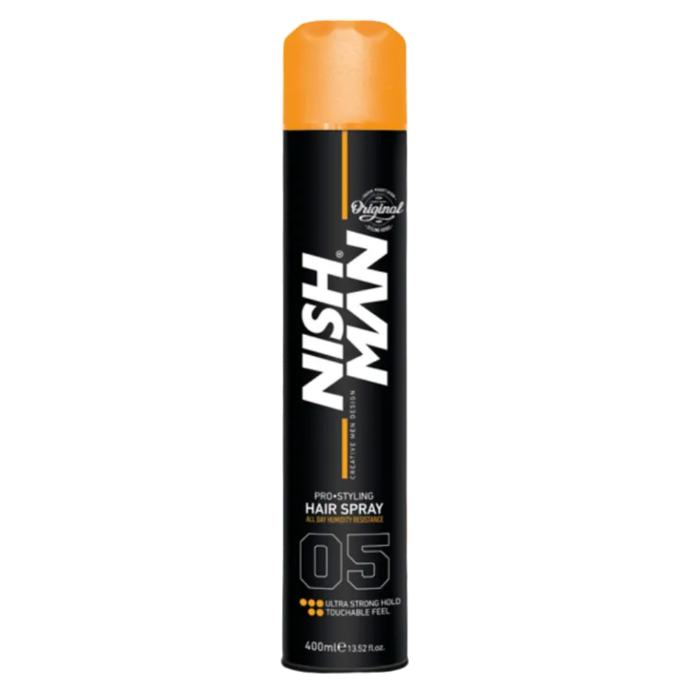 NISHMAN 05 Лак для волос Hair Spray Extra Strong Hold 400мл