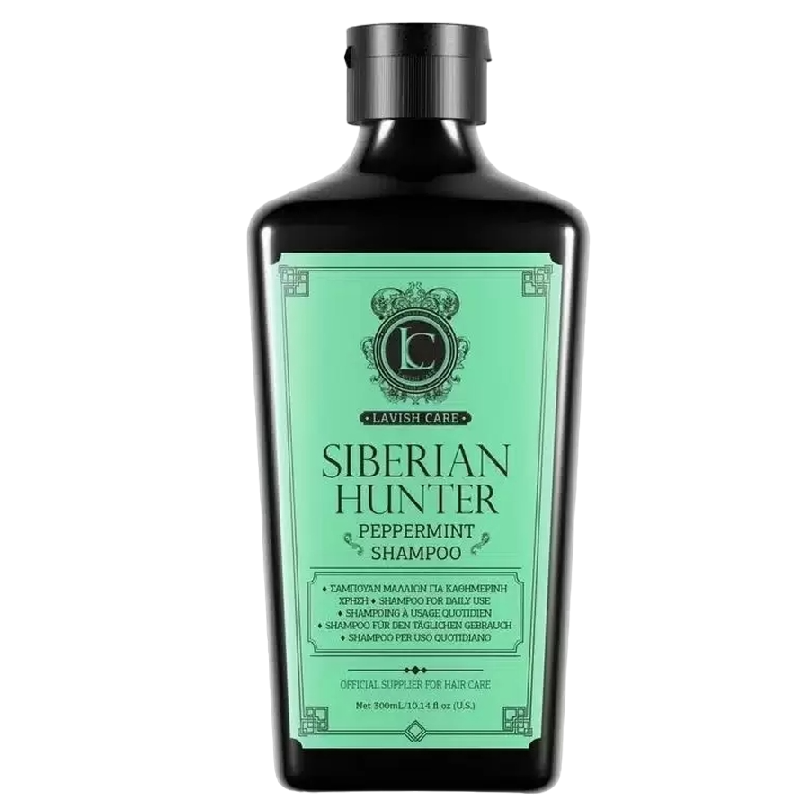 Lavish Care Шампунь для ежедневного использования Siberian Hunter Peppermint Shampoo + Саше 5шт 300мл