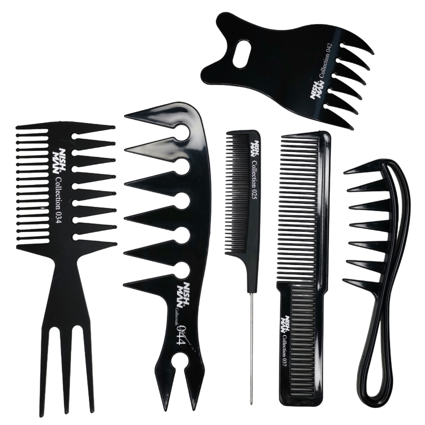 NISHMAN Расческа для укладки HAIR COMB 043