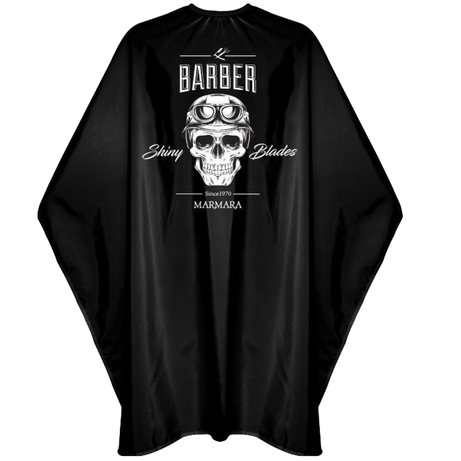 Marmara Barber Пеньюар Skull Black 150х160см