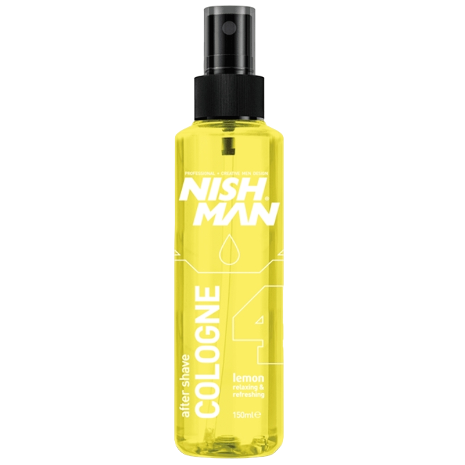 NISHMAN 04 Aftershave Cologne Lemon Одеколон после бритья 100мл