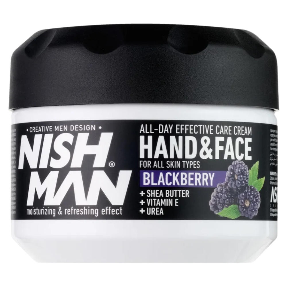 NISHMAN Крем для рук и лица HAND & FACE CREAM BLACKBERRY EXTRACT 300мл