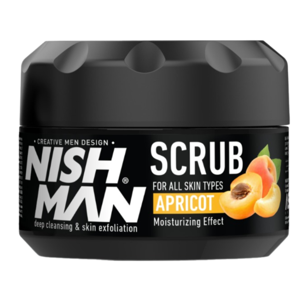 NISHMAN Cкраб для лица с абрикосом Face&Skin Scrub Apricot 300мл