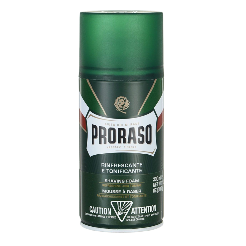 PRORASO Пена для бритья освежающая с маслом эвкалипта и ментолом 300мл