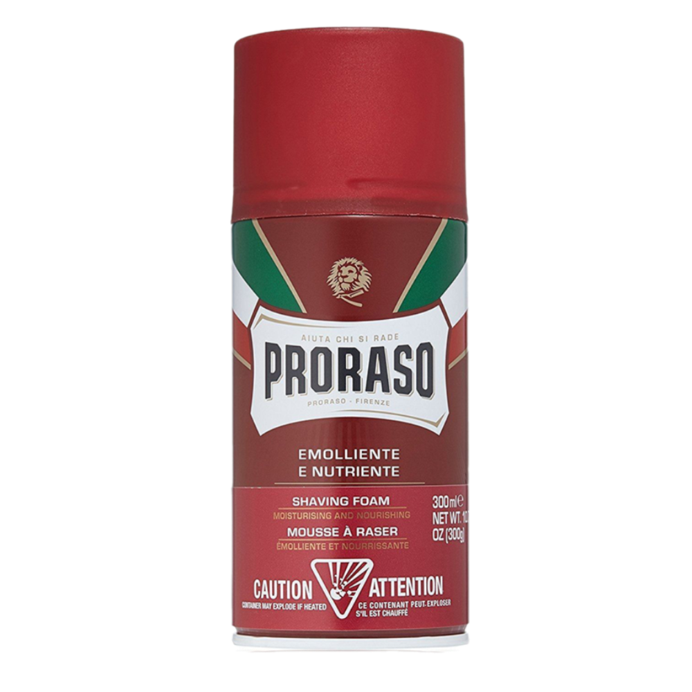 PRORASO Пена для бритья питательная с маслом сандала и маслом ши 300мл