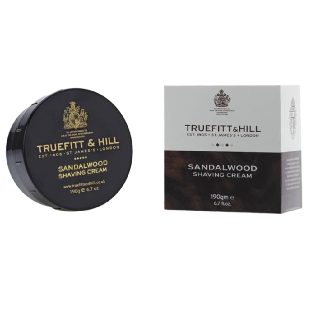 Truefitt&Hill Крем для бритья в банке Sandalwood Shaving Cream 190г