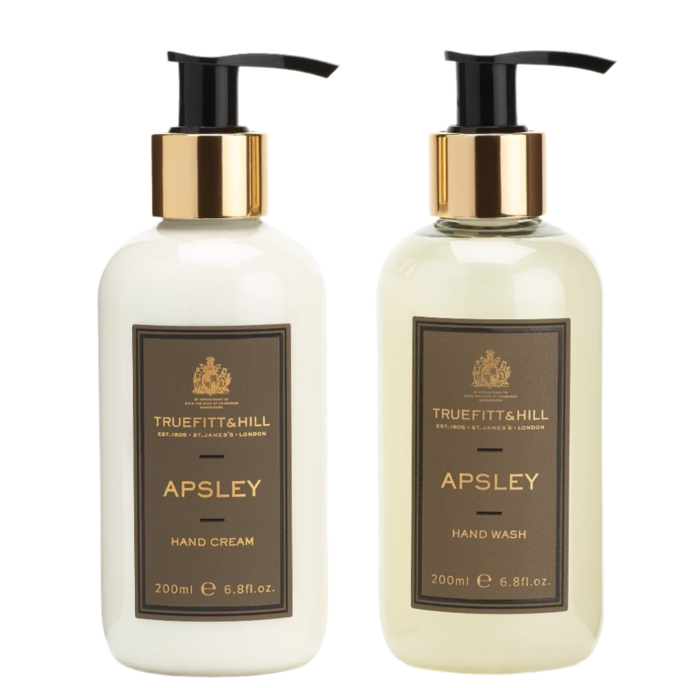 Truefitt&Hill Крем для рук & гель-мыло для мытья рук Apsley Hand Cream & Hand Wash 2*200мл