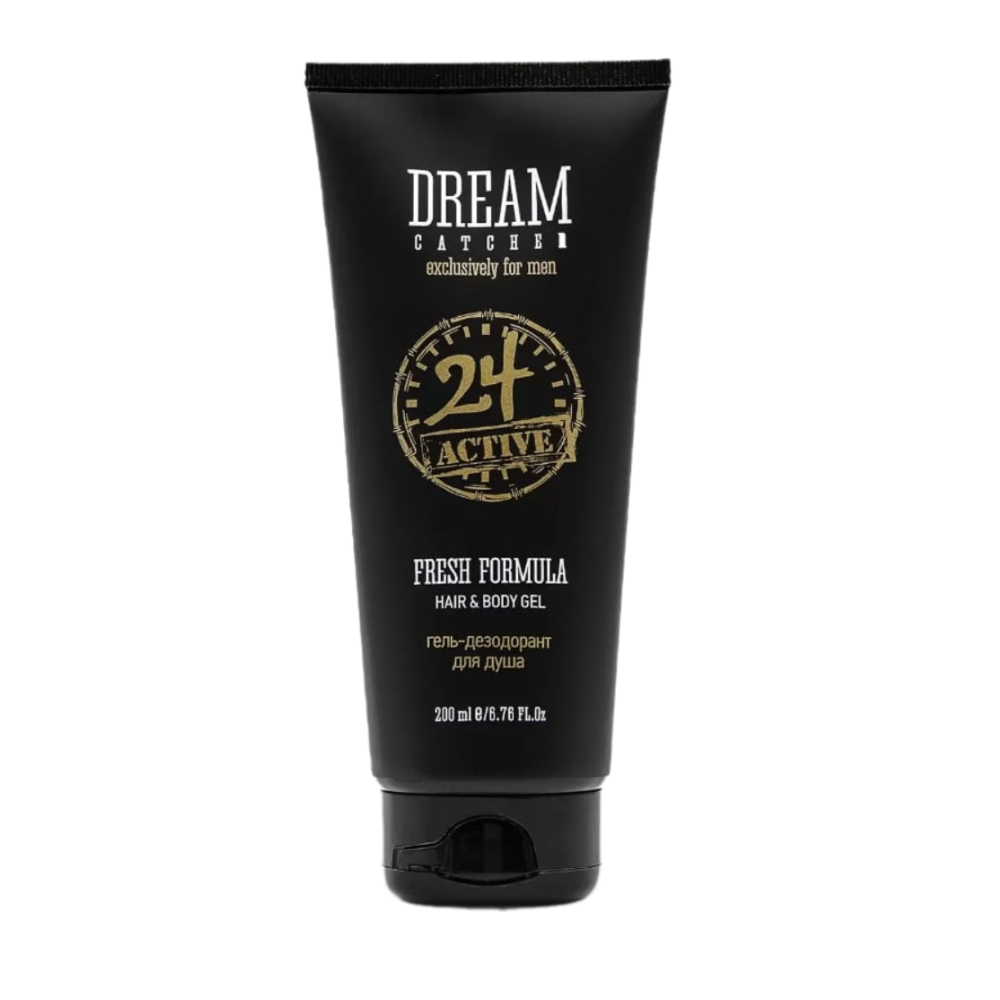 Dream catcher Гель-дезодорант для душа FRESH FORMULA 24 ACTIVE HAIR&BODY GEL 100мл