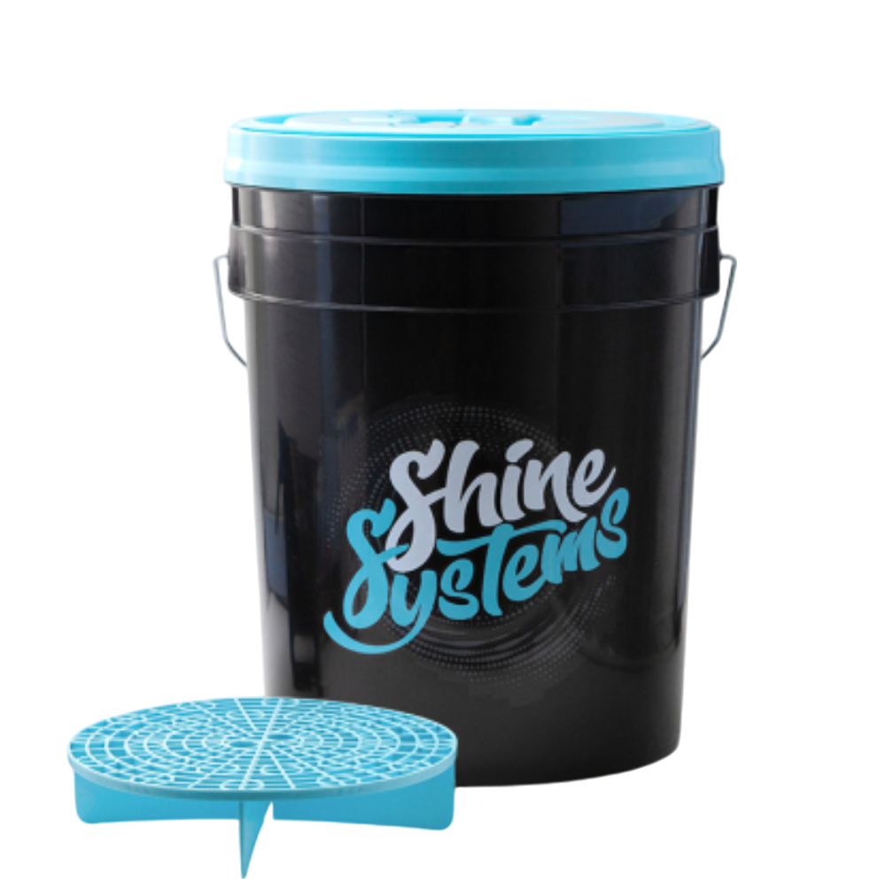 Shine Systems Bucket Set ведро для мойки автомобиля c крышкой и сепаратором 20л