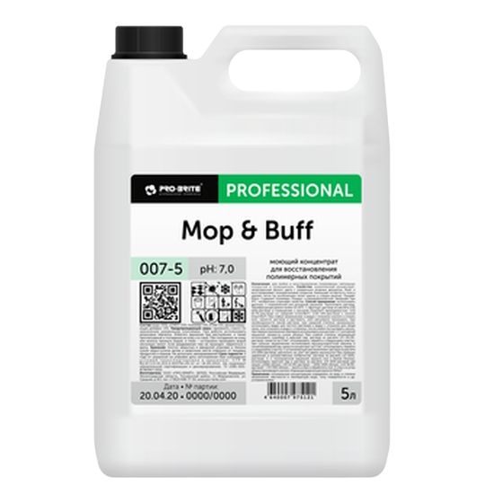 MOP&BUFF Моющий концентрат для восстановления полимерных покрытий PRO-BRITE 5л