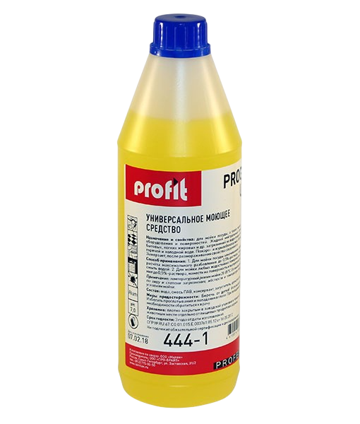 PROFIT BRIN Универсальное моющее средство для ручной мойки любых водостойких поверхностей с ароматом лимона Pro-Brite 1л