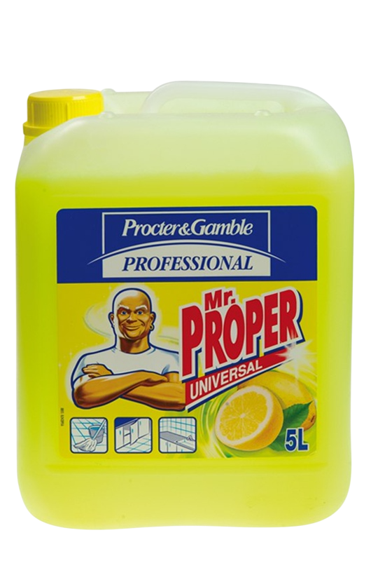 MR.PROPER (МР ПРОПЕР) Универсальное средство для мытья полов и очистки водостойких поверхностей с ароматом ЛИМОНА 5л